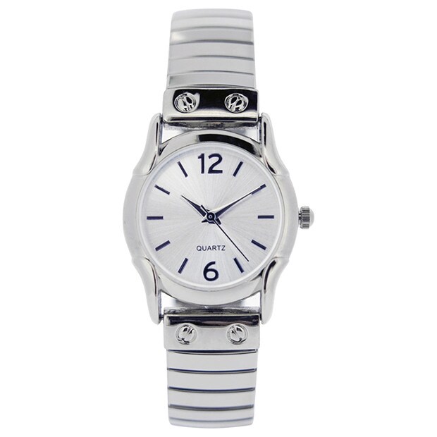Analogue Stretch Band Watch - Silver Analogue Stretch Band Watch - Silver