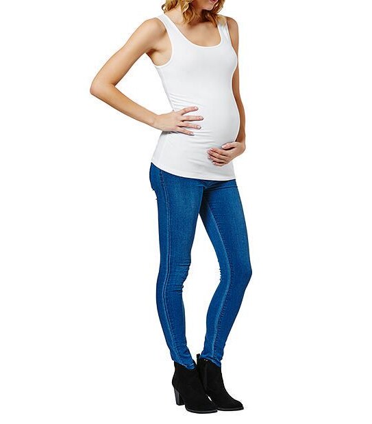 Maternity Gathered Seam Tank