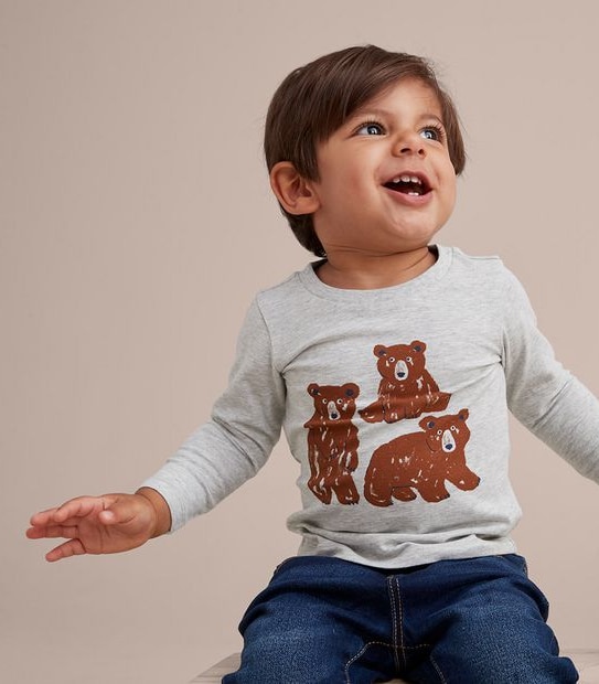 Baby Organic Cotton Print Top