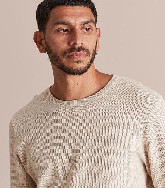 Preview Pima Knit Crew Neck Jumper