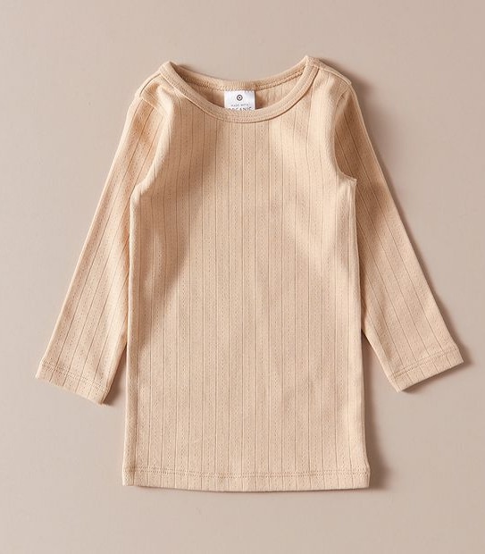 2 Pack Baby Organic Cotton Pointelle Tops