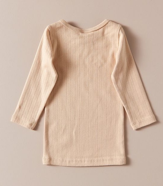 2 Pack Baby Organic Cotton Pointelle Tops