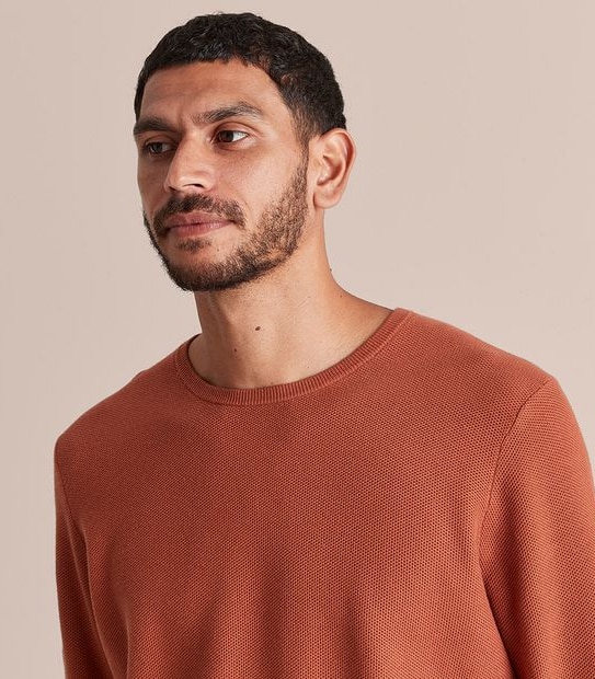 Preview Pima Knit Crew Neck Jumper