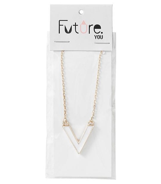 Future You Rib Scoop Neck Top And Bonus Necklace