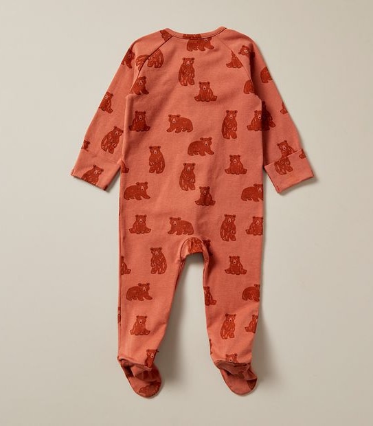 Baby Organic Cotton Print Coverall
