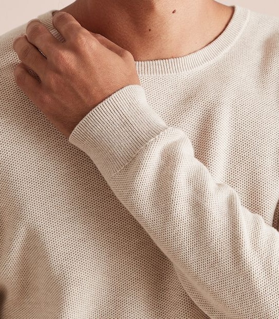 Preview Pima Knit Crew Neck Jumper
