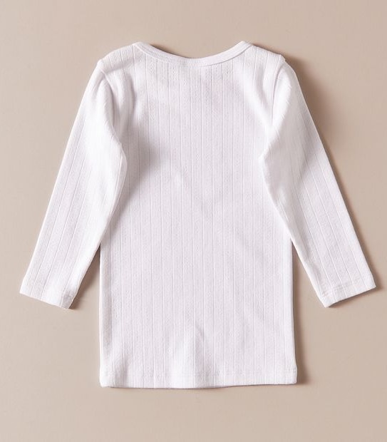 2 Pack Baby Organic Cotton Pointelle Tops