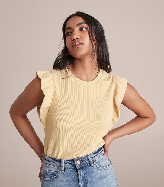Ruffle Sleeve Top