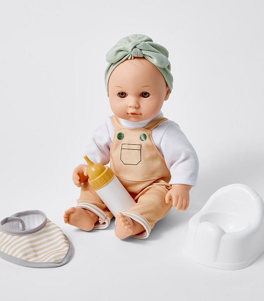 Nurture Me Drink & Wet Baby Doll Playset - Mustard