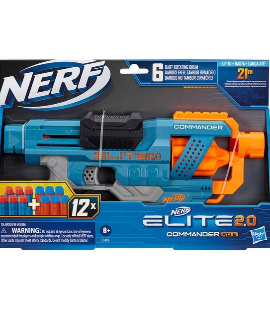 NERF Elite 2.0 - Commander RD6 Slamfire Blaster
