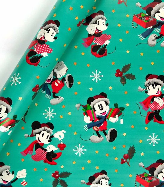 Hallmark Christmas Wrapping Paper - Disney Mickey Mouse