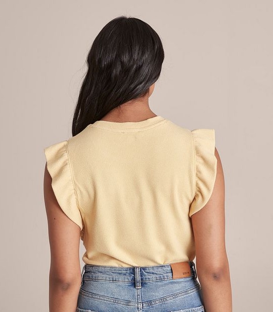 Ruffle Sleeve Top