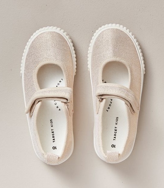 Kids Junior Shimmer Mary Jane Shoes