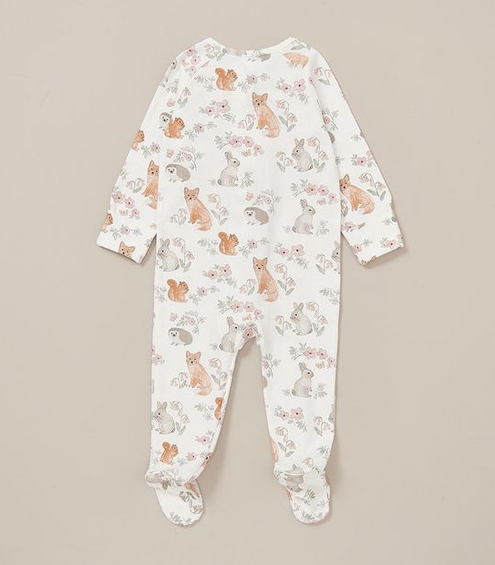 Baby Organic Cotton Print Coverall