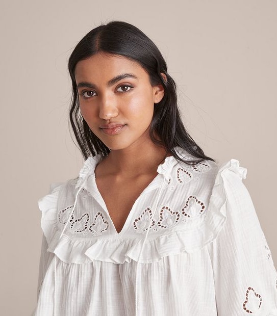 Cutwork Embroidered Blouse
