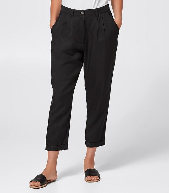 Tapered Pants - Black