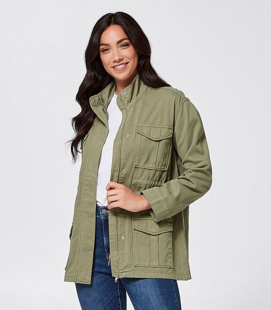 Utility Jacket - Khaki Green | Target Australia