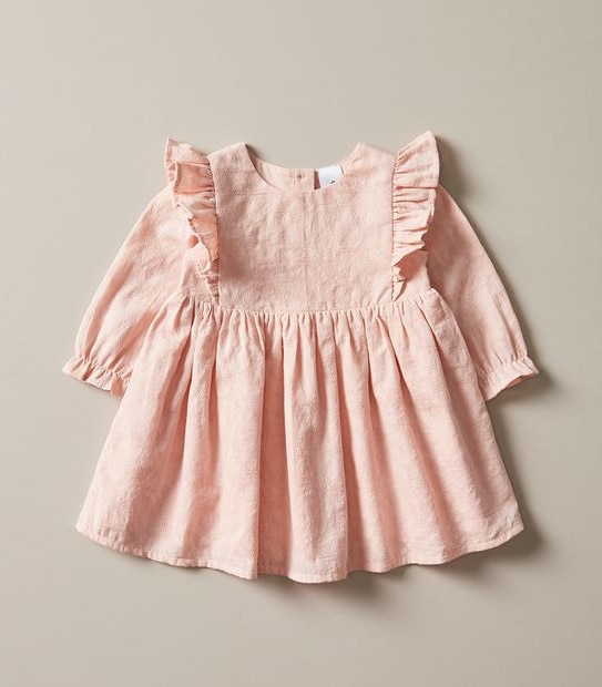 2 Piece Baby Dress and Bloomer Set