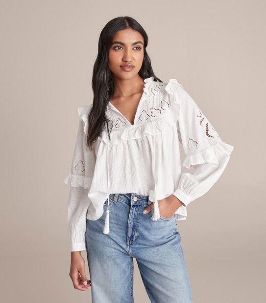 Cutwork Embroidered Blouse