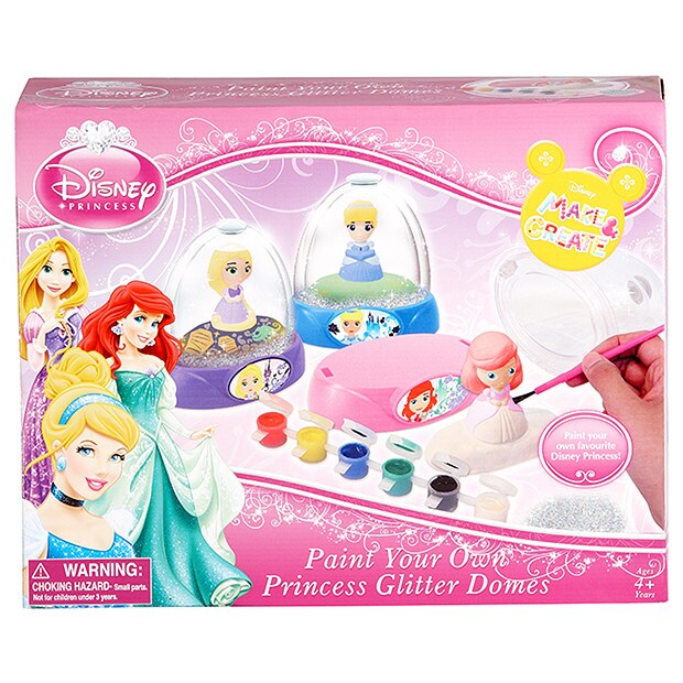 paint your own princess glitter dome target australia paint your own princess glitter dome target australia