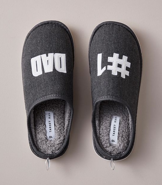 #1 Dad Slipper Scuffs