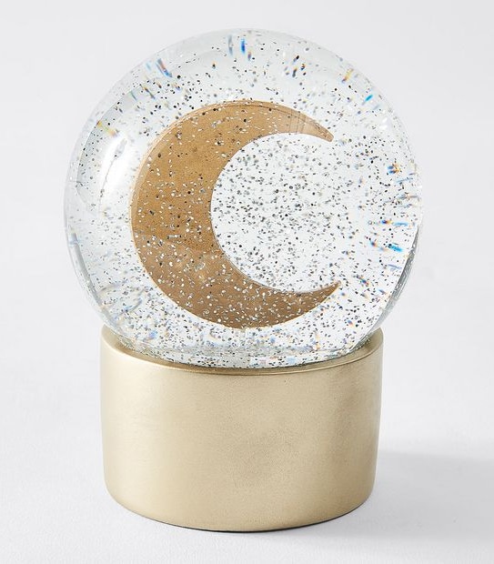 Lunar Glass Glitter Globe