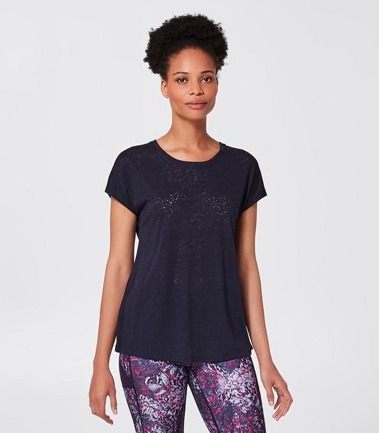 Active Cap Sleeve T-Shirt - Navy Blue