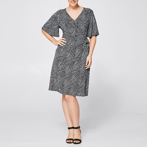 Belle Curve Wrap Dress Belle Curve Wrap Dress
