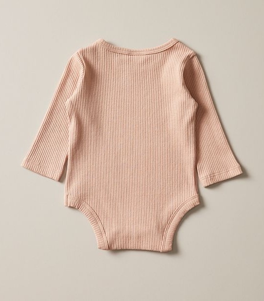 Baby Organic Cotton Rib Bodysuit