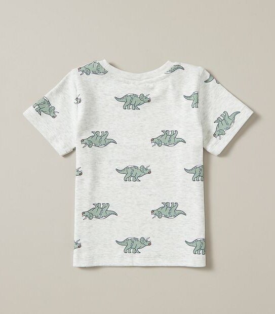 2 Pack Baby Organic Cotton Dinosaur Pyjama Sets 3 of 5