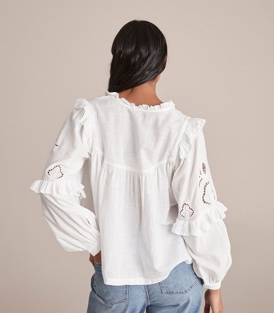 Cutwork Embroidered Blouse