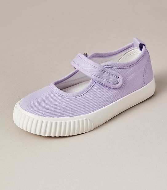 Kids Junior Mary Jane Shoes - Lilac Purple