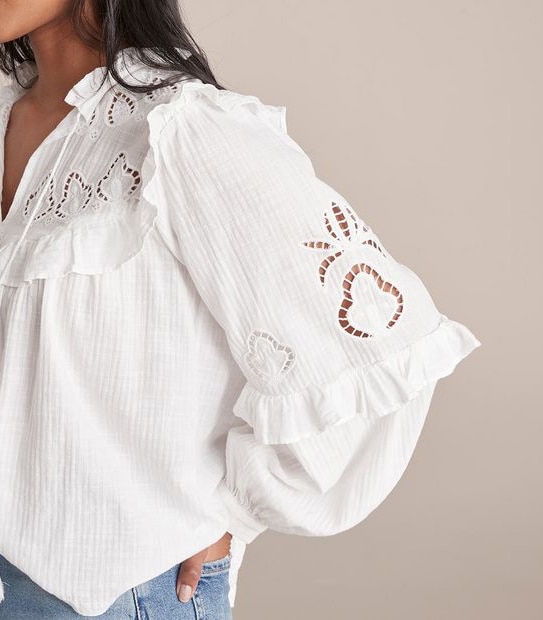 Cutwork Embroidered Blouse