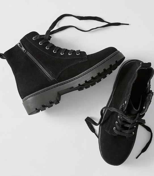 Lily Loves Bateman Hiker Boots - Black