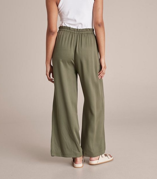 Wide Leg Woven Lounge Pants