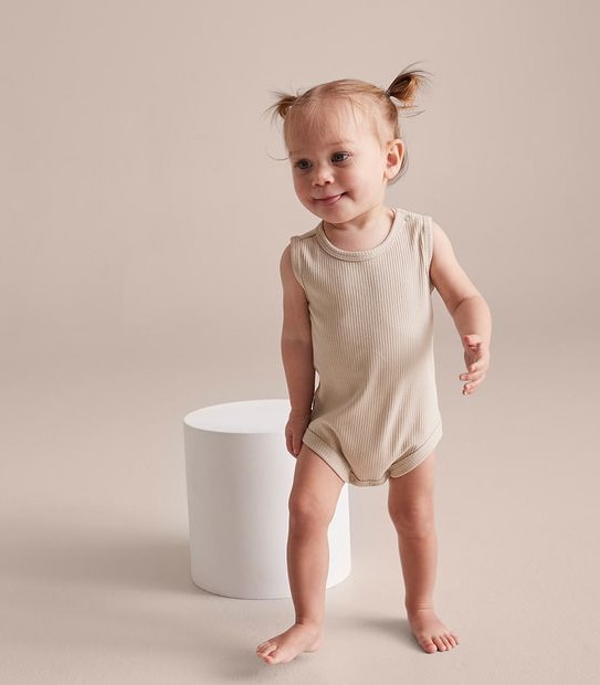 5 Pack Baby Organic Cotton Bodysuits