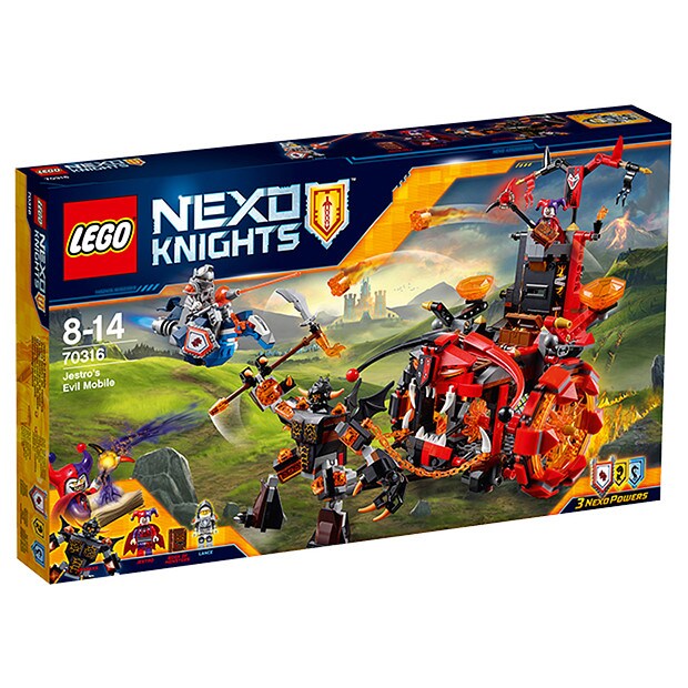 LEGO® NEXO KNIGHTS™ Jestro’s Evil Mobile 70316 LEGO® NEXO KNIGHTS™ Jestro’s Evil Mobile 70316