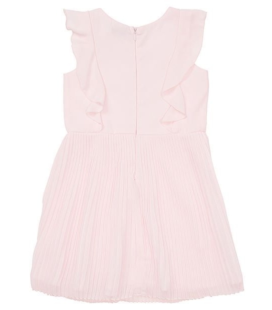 SISTA Barely Pink Pleat Sequin Dress