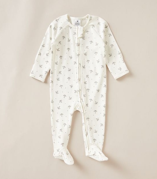 Baby Organic Cotton Rib Coverall