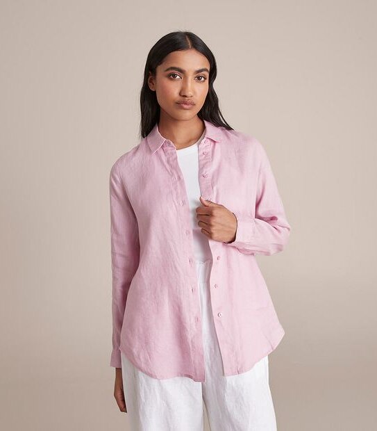 European Linen Long Sleeve Shirt