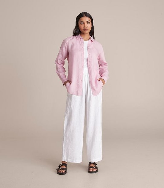 European Linen Long Sleeve Shirt