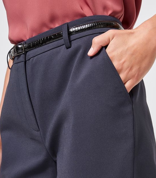 Preview Belted Ankle Slim Pants