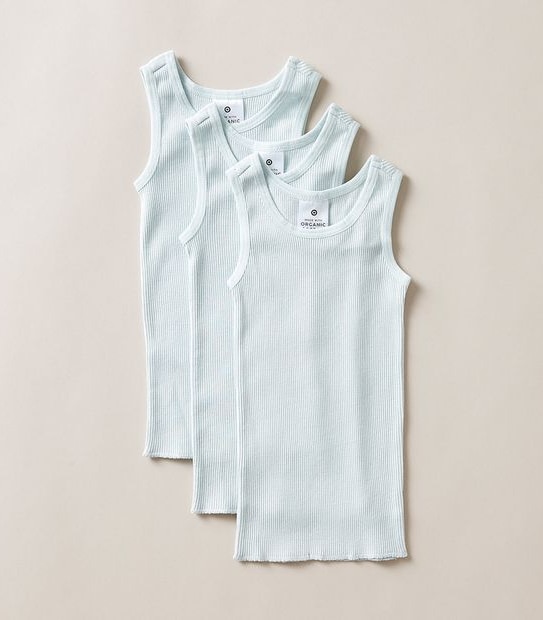 Baby Organic Cotton 3 Pack Vests