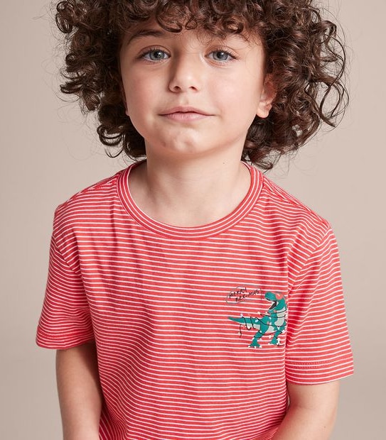 Striped Merry Rex-mas Christmas T-shirt
