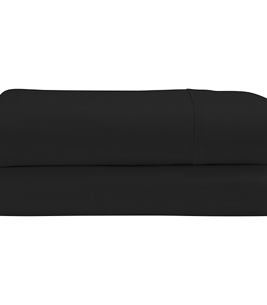 Flannelette Sheet Set - Black