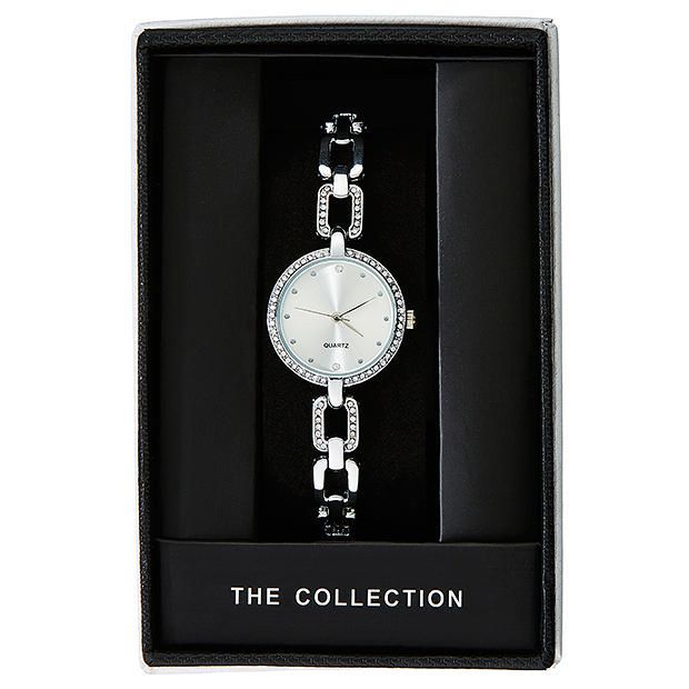 Women's Analogue Diamante Trim Watch Women's Analogue Diamante Trim Watch