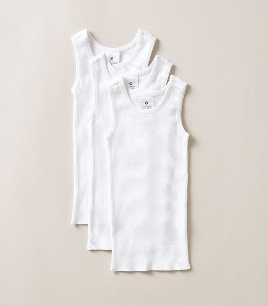 Baby Organic Cotton 3 Pack Vests
