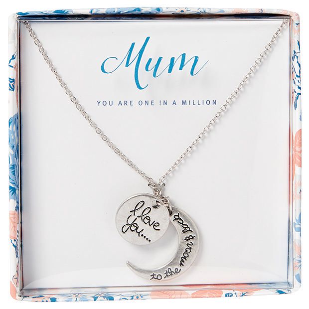 Mother's Day Moon & Circle Necklace Mother's Day Moon & Circle Necklace