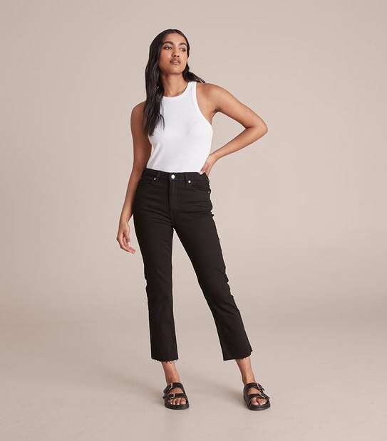 Alexa Straight High Rise Cropped Length Jeans  5 of 6