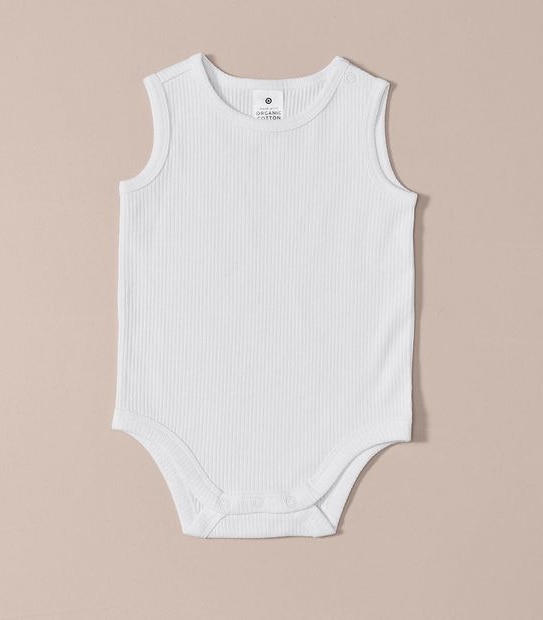 5 Pack Baby Organic Cotton Bodysuits